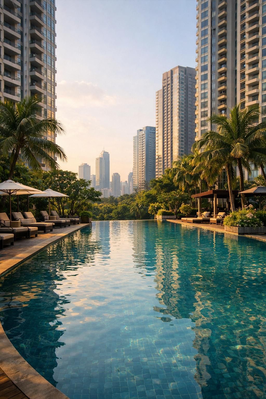 apartemen dengan kolam renang yang populer di jakarta, ideal untuk ekspatriat yang mencari hunian nyaman dan fasilitas lengkap.
