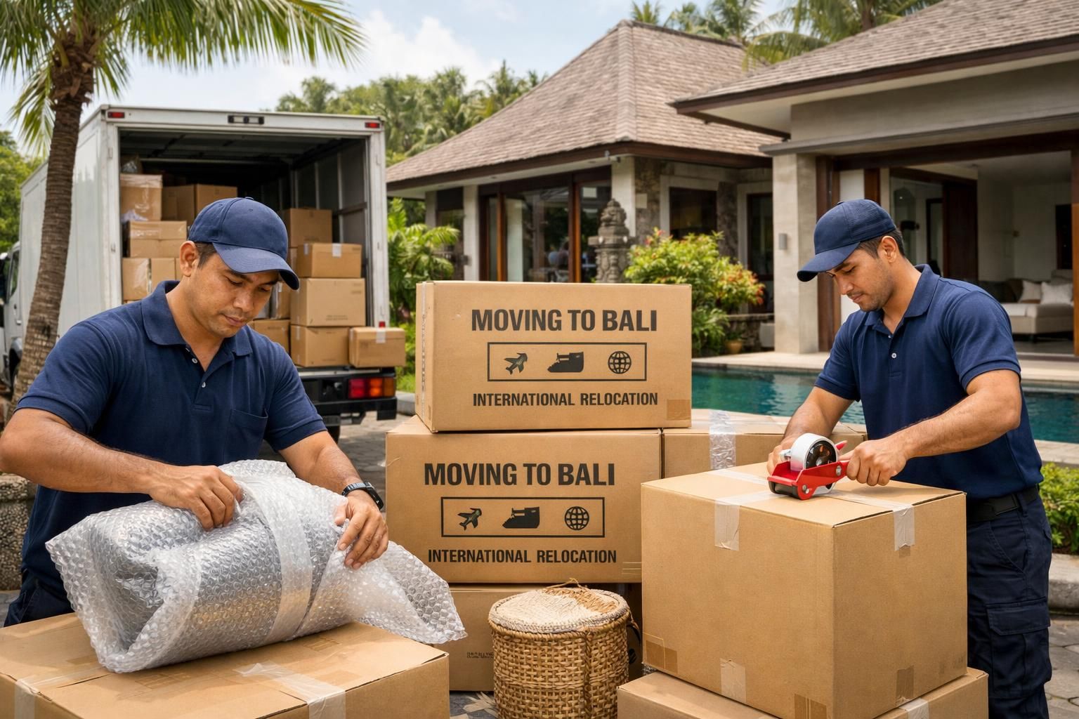 layanan pindahan internasional dan relokasi ekspatriat ke bali: temukan apa saja yang termasuk dalam paket kami untuk memudahkan proses perpindahan anda.